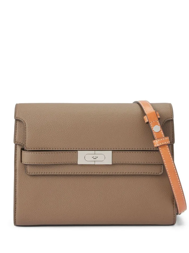 Bags>TORY BURCH Lee Radziwill Color-Block Pebbled Shoulder Bag