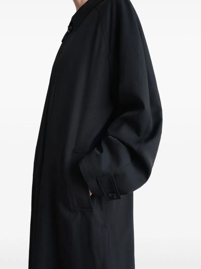 Jackets & Coats>LEMAIRE Light Slitted Overcoat