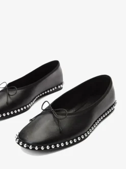 Flats>ALEXANDER WANG Lina Ballchain Flat