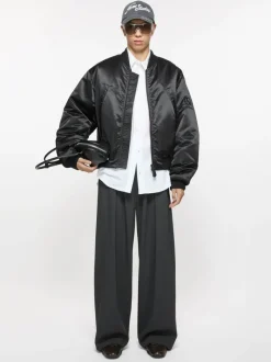 Jackets & Coats>ACNE STUDIOS Logogram Bomber Jacket