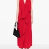 Dresses>YOHJI YAMAMOTO Long Draped Sleeveless Dress