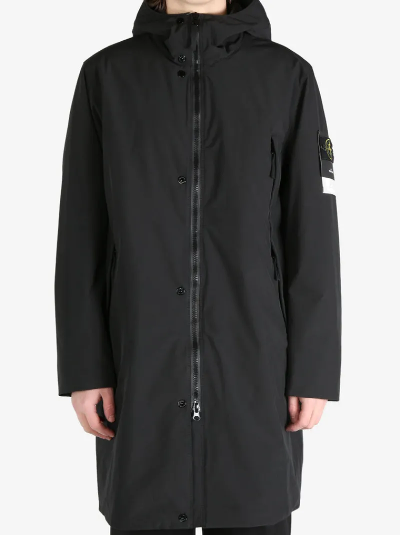 Jackets & Coats>STONE ISLAND Long Parka