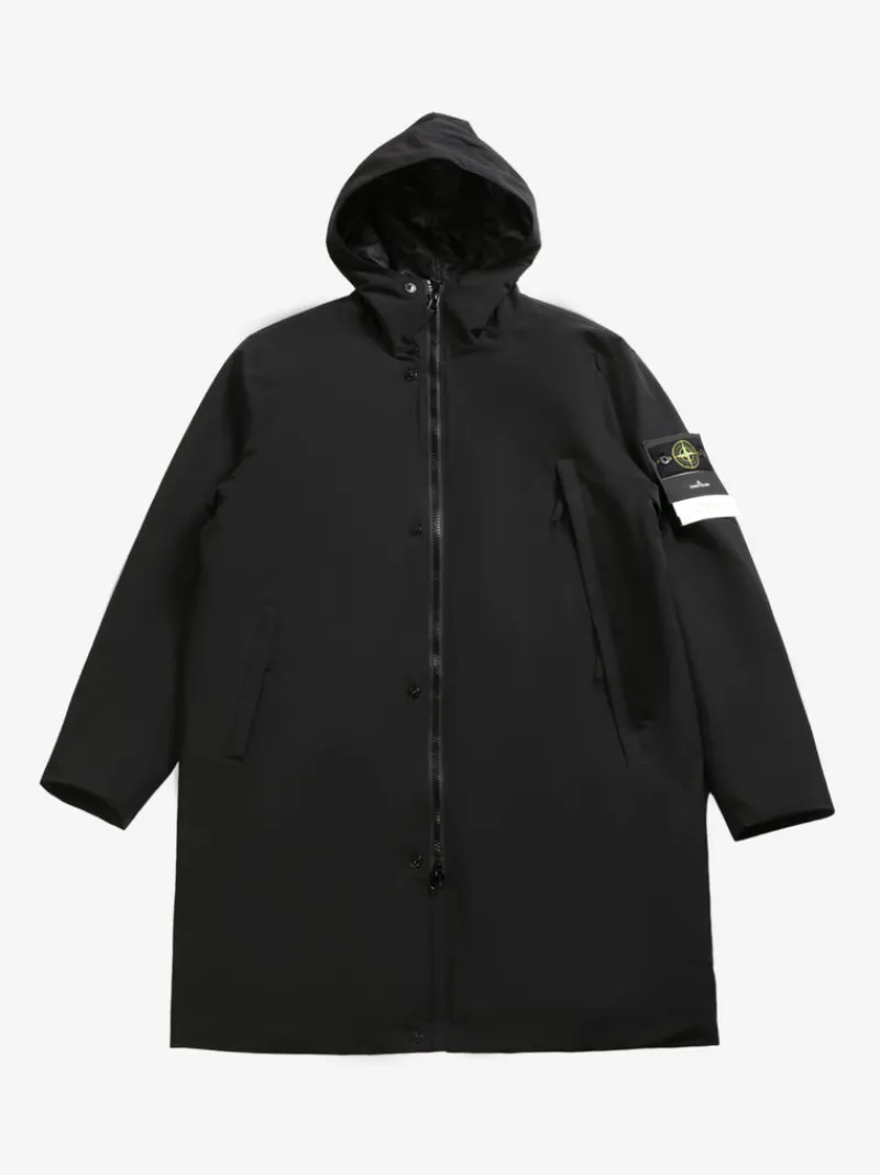 Jackets & Coats>STONE ISLAND Long Parka