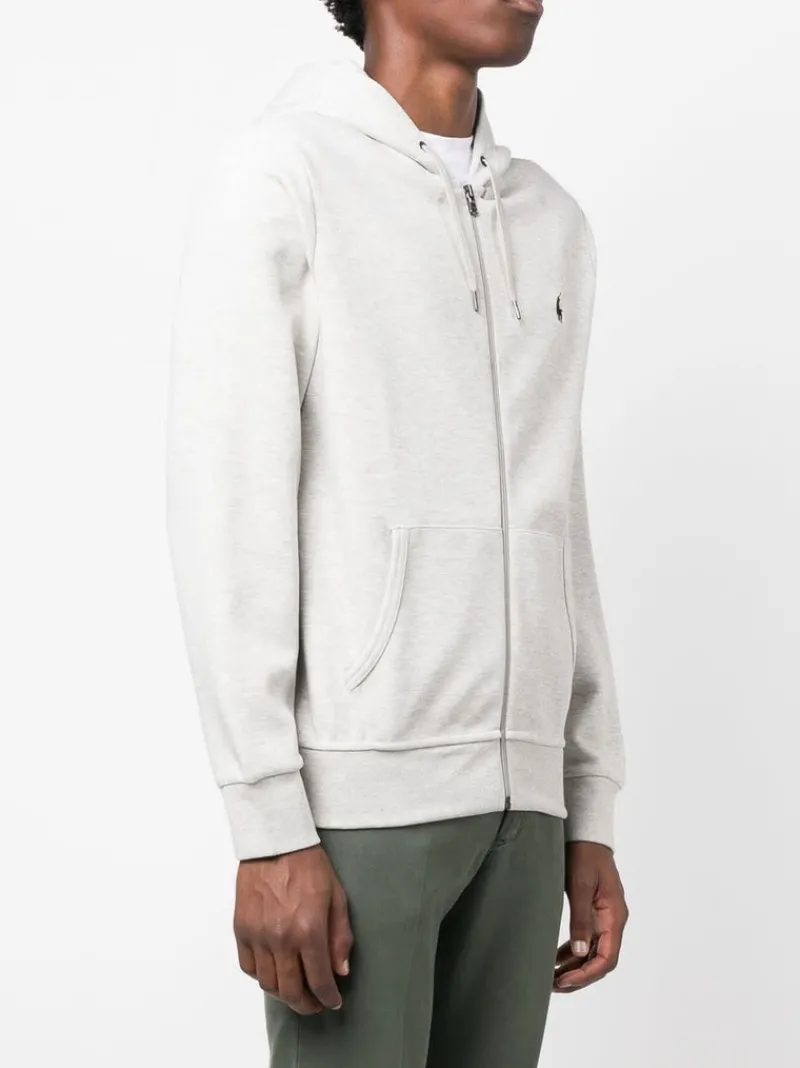 Sweats & Hoodies>POLO RALPH LAUREN Long Sleeve Knit Full Zip Hooded Sweatshirt
