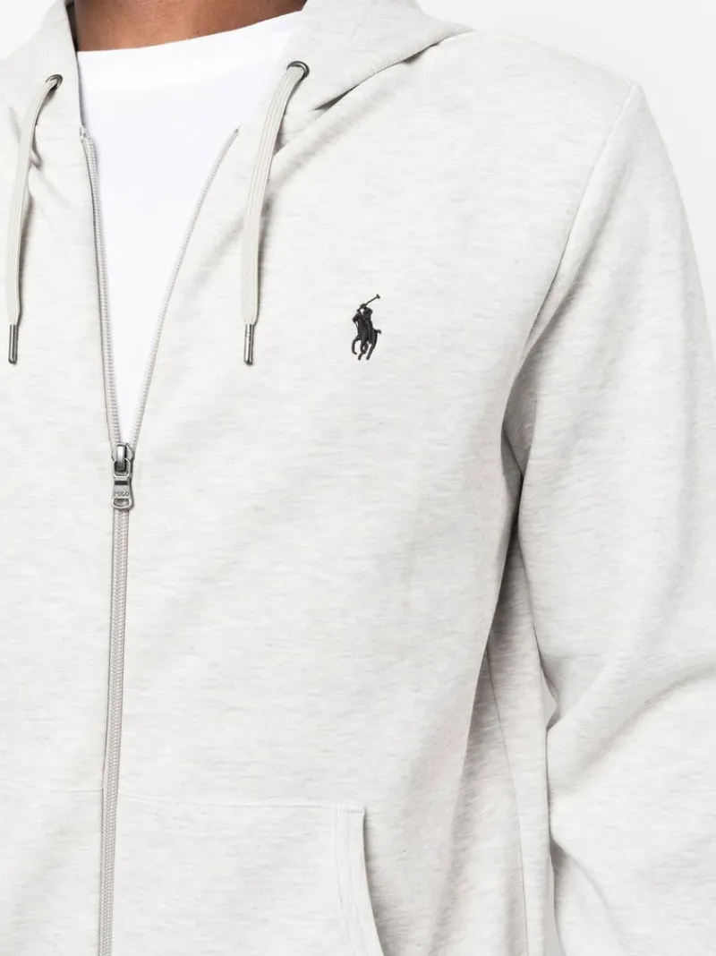 Sweats & Hoodies>POLO RALPH LAUREN Long Sleeve Knit Full Zip Hooded Sweatshirt