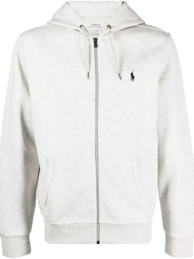 Sweats & Hoodies>POLO RALPH LAUREN Long Sleeve Knit Full Zip Hooded Sweatshirt