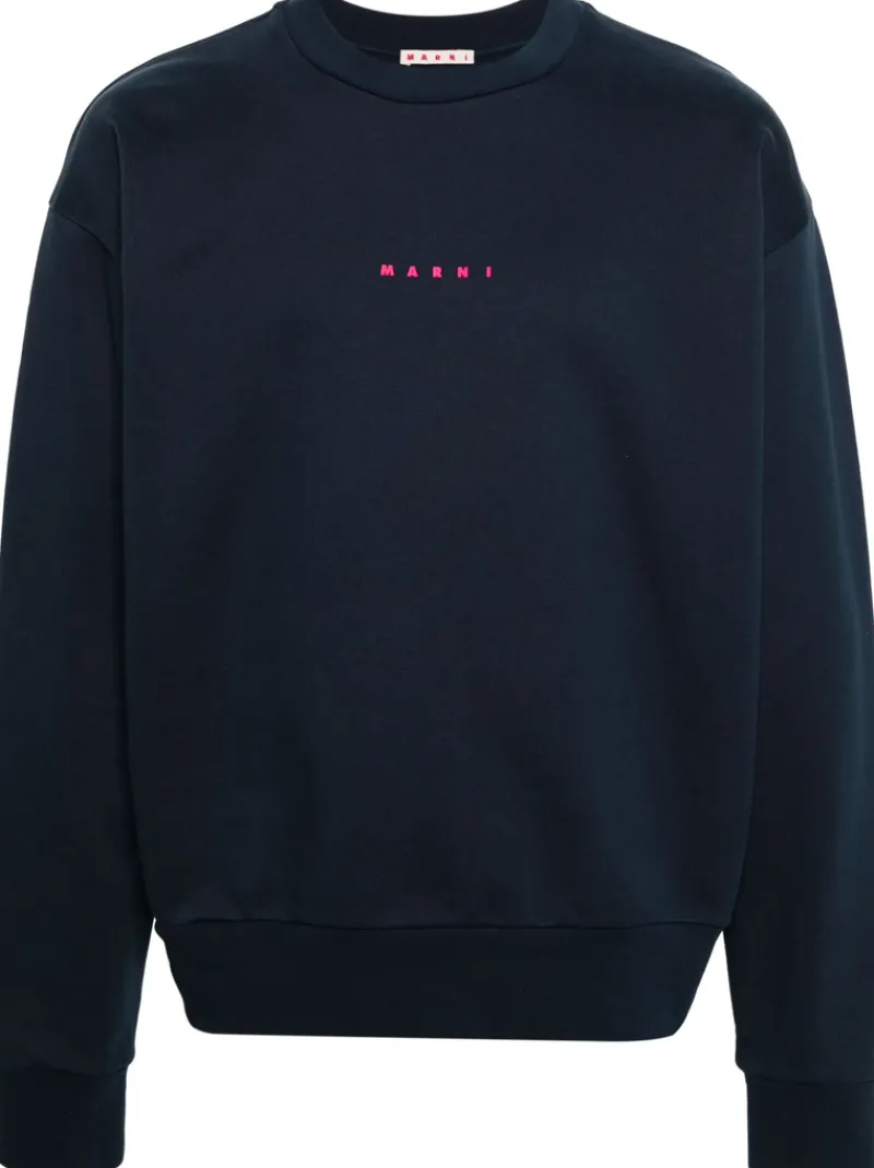 Sweats & Hoodies>MARNI Logo Sweatshirt