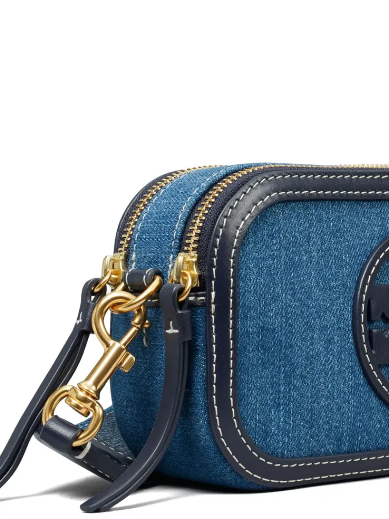 Bags>TORY BURCH Miller Denim Mini Crossbody Bag