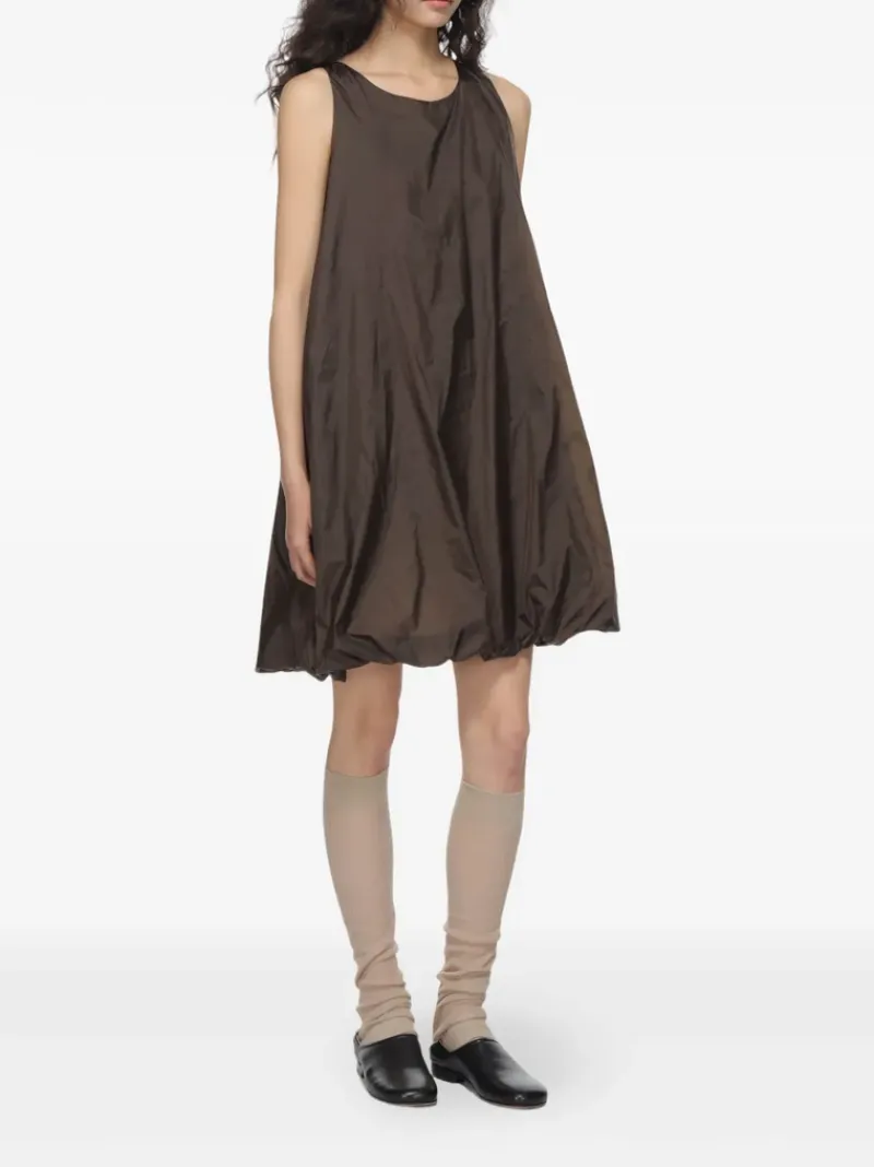 Dresses>AMOMENTO Nylon Volume Mini Dress