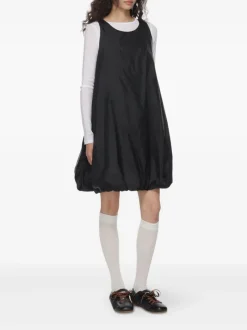 Dresses>AMOMENTO Nylon Volume Mini Dress