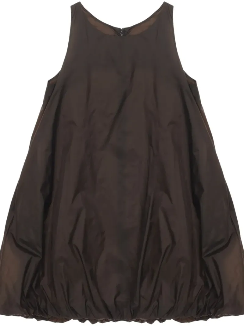 Dresses>AMOMENTO Nylon Volume Mini Dress