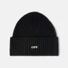 Hats>OFF-WHITE Offstamp Loose Knit Beanie