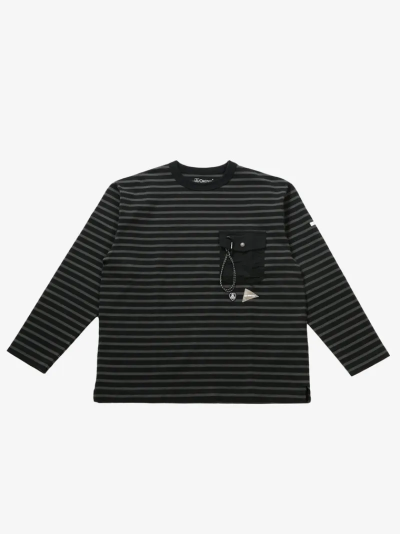 T-shirts>AND WANDER 80 Orcival Long Sleeve Tee