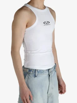 Tops | T-shirts>VETEMENTS Oval Logo Tank Top