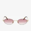 Eyewear>MIU MIU Oval Sunglasses