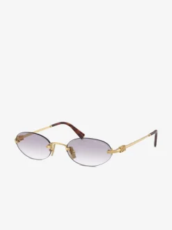 Eyewear>MIU MIU Oval Sunglasses
