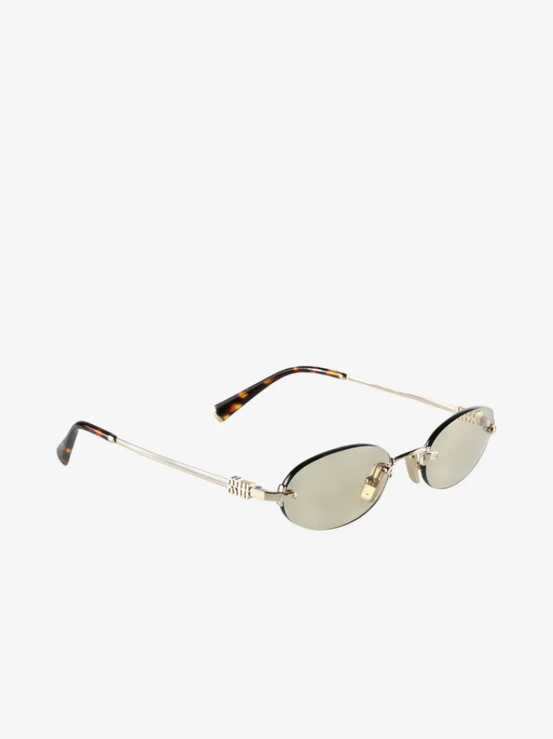 Eyewear>MIU MIU Oval Sunglasses