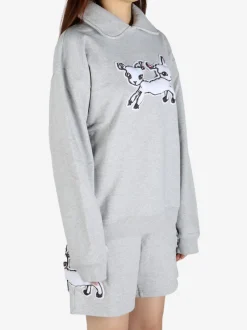 Sweats & Hoodies>SKY HIGH FARM Padded Collar Crewneck