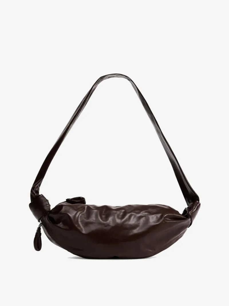 Bags | Bags>LEMAIRE Paper Leather Small Soft Croissant Bag