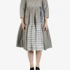 Dresses>PERO Patchwork Dress