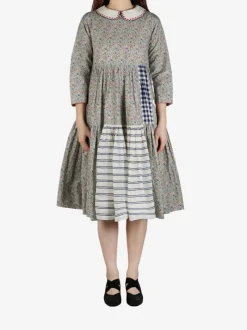 Dresses>PERO Patchwork Dress