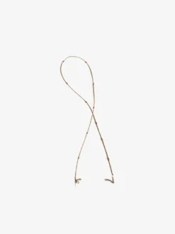Small Accessories | Small Accessories>RIGARDS Patina Eyewear Chain+Red Jasper/Copper