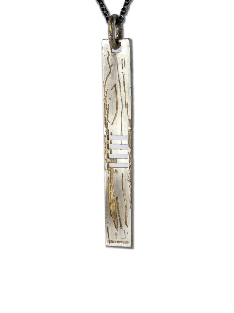 Jewelry | Jewelry>PARTS OF FOUR Plate Necklace (4-Bar Punchout, SUAG+KA)