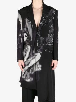 Suits & Blazers | Jackets & Coats>YOHJI YAMAMOTO POUR HOMME Portrait Pt Asymmetry Jacket