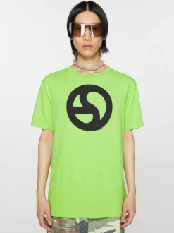 T-shirts>ACNE STUDIOS Printed T-Shirt