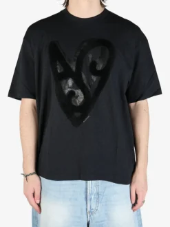 T-shirts>ACNE STUDIOS Printed T-Shirt