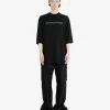 T-shirts>DET BLEV SENT Printing Short Sleeve T-Shirt