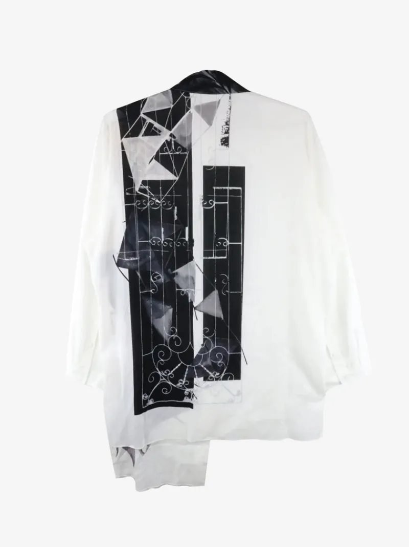 Shirts>YOHJI YAMAMOTO POUR HOMME PT Unbalanced Collar Blouse