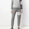 Sweats & Hoodies>THOM BROWNE Pullovee Sweatshirt W/ Engineered 4 Bar In Funmix Classic Loopback