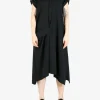 Dresses>YOHJI YAMAMOTO R Draped Shirt Dress