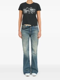 T-shirts>MM6 Maison Margiela Rabbit Print T-Shirt