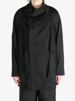 Jackets & Coats>KIKO KOSTADINOV Riadis Pleated Coat
