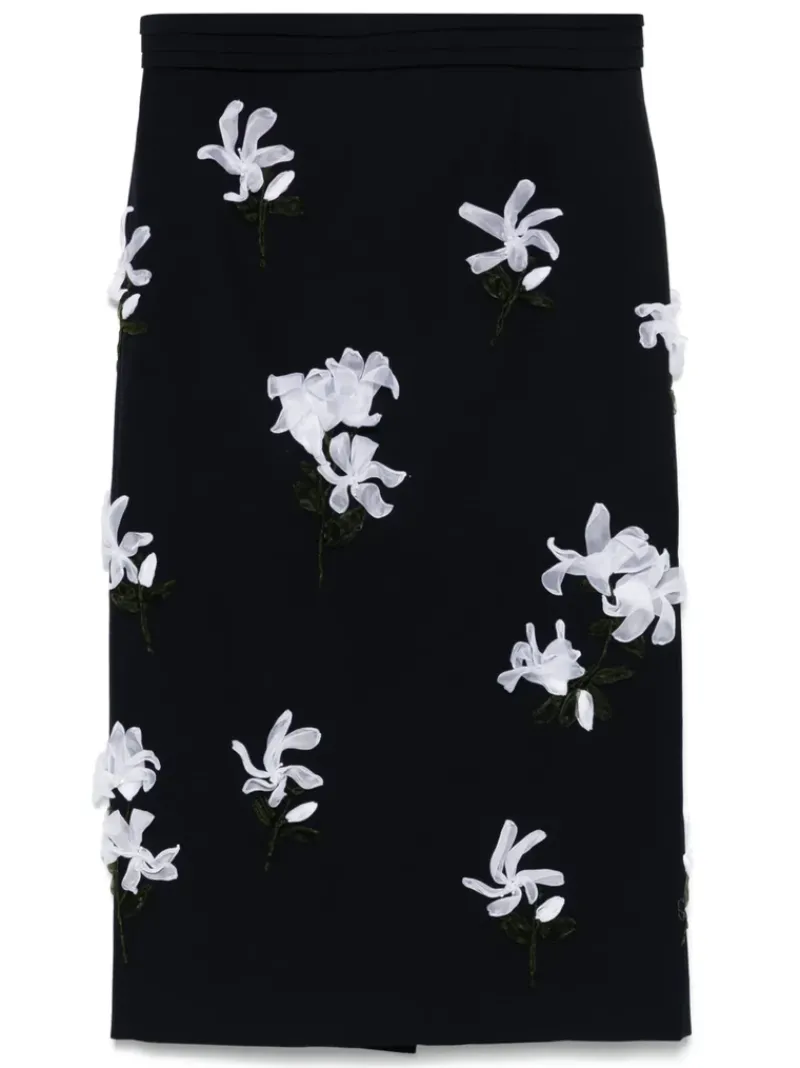 Skirts>SHUSHU/TONG Ribbon Jacquard Skirt