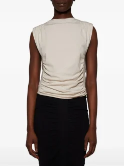 Tops>ALEXANDER WANG Ruched Tank Top