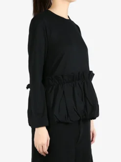 T-shirts | Shirts>COMME DES GARCONS COMME DES GARCONS Ruffled Long Sleeves T-shirt