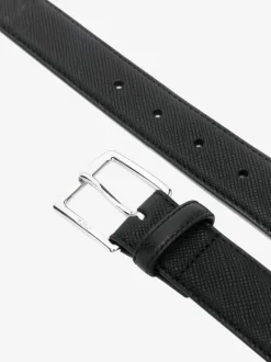 Small Accessories>POLO RALPH LAUREN Saffiano Leather Belt