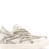 Sneakers>RICK OWENS Scarpe In Pelle - Megalaced Low Sneaks