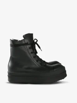 Sneakers>RICK OWENS Scarpe In Pelle Mega Bumper Sneakers