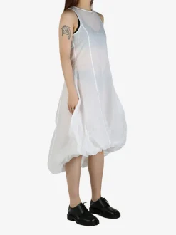 Dresses>AMOMENTO Sheer Volume Dress