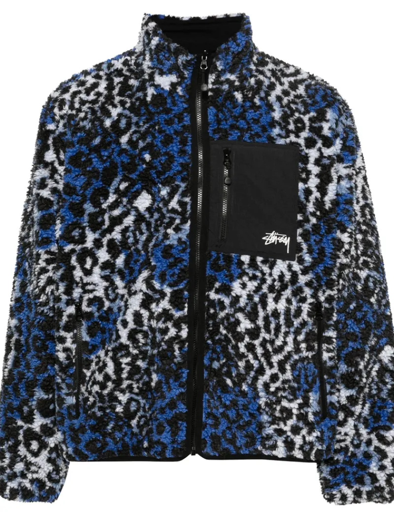 Jackets & Coats>STUSSY Sherpa Reversible Jacket