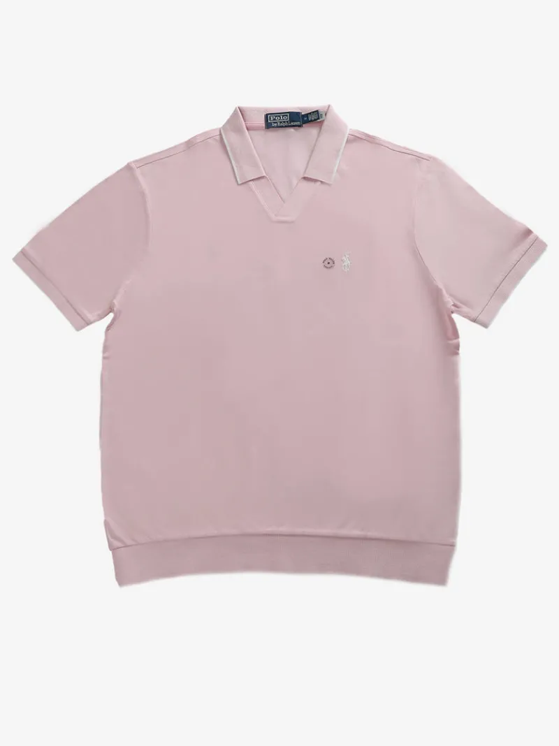 T-shirts>POLO RALPH LAUREN Short-Sleeve Jaquard Pique Fashioned Jonny Collar Polo