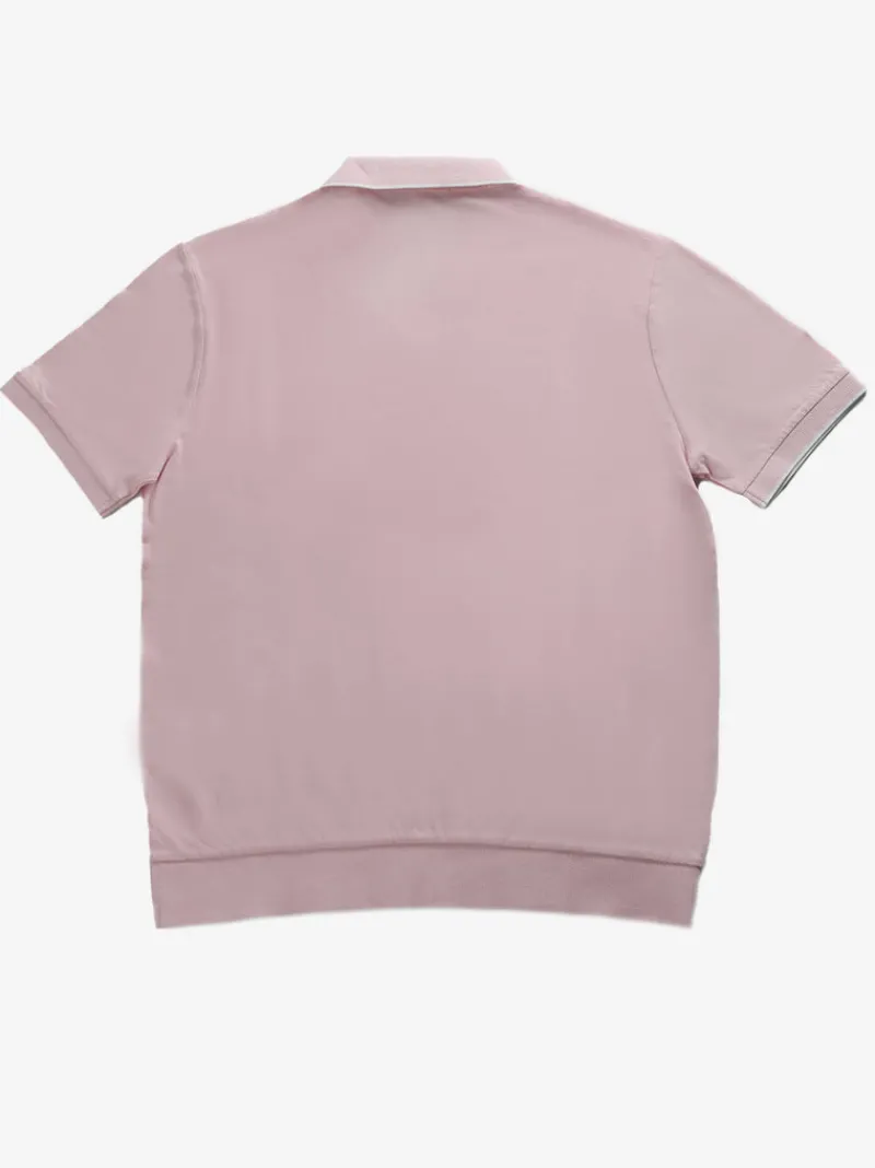 T-shirts>POLO RALPH LAUREN Short-Sleeve Jaquard Pique Fashioned Jonny Collar Polo
