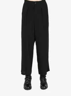 Pants>YOHJI YAMAMOTO POUR HOMME Silk Coin Pocket Pant