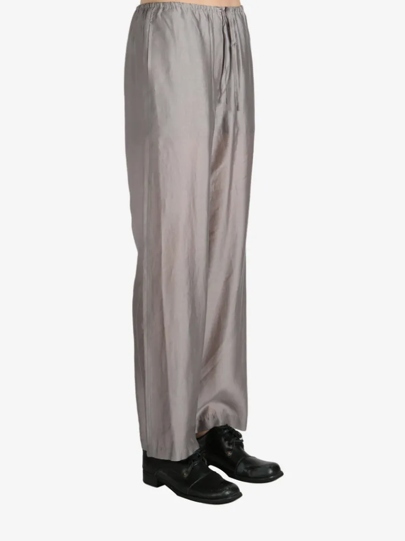 Pants>AMOMENTO Silky Banding Pants