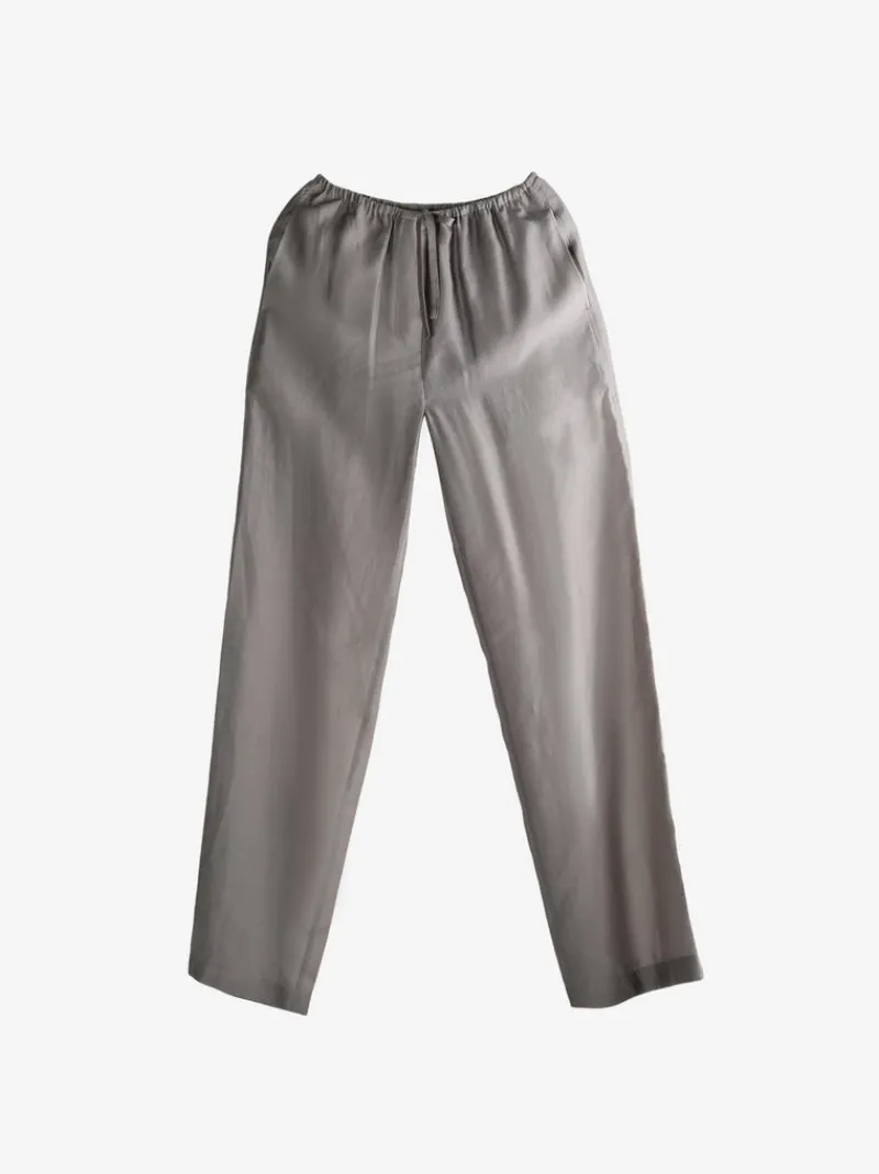 Pants>AMOMENTO Silky Banding Pants