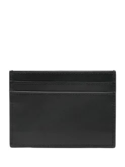 Small Accessories>SAINT LAURENT Silver Logo Card Wallet
